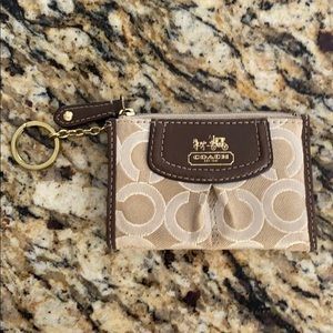 Coach keychain coin purse